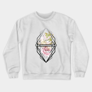 Boho Pinky Flower Crewneck Sweatshirt